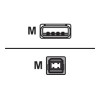 Logilink | USB 2.0 connection cable | USB-A to USB-B USB  A male | USB B male