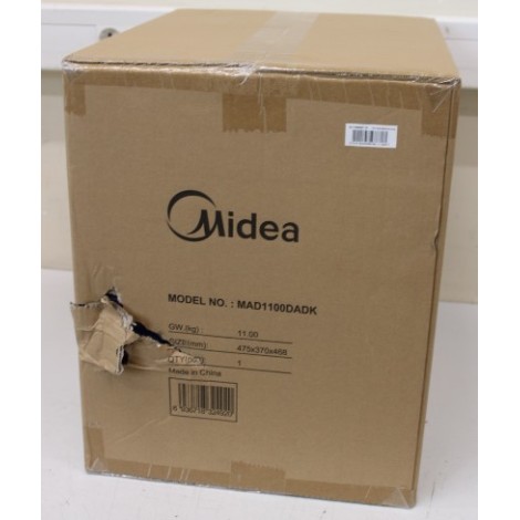 SALE OUT. Midea MAD1100DADK Air fryer digital,Two-zone cavity, 6.4L + 4.4L | Midea | Two Zone Airfryer | MAD1100DADK | Power 1850 W | Capacity 4.4/6.4 L | Rapid Air technology | Black | DAMAGED PACKAGING