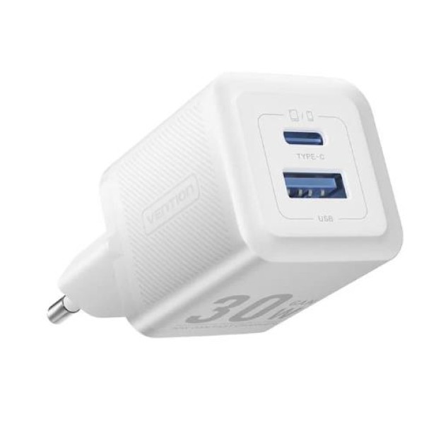 MOBILE CHARGER WALL 30W USB/2P WHITE ...