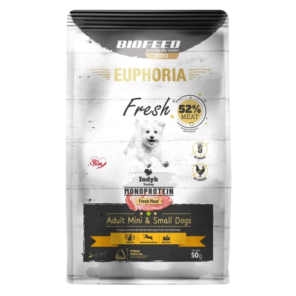 EUPHORIA Fresh Adult Monoprotein Turkey XS/S ...