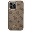 GUESS Hardcase 4G Vintage Gold Logo GUHCP14XHG4SHW Back Cover Apple  iPhone 14 Pro Max Brown