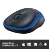 MOUSE USB OPTICAL WRL M185/BLUE 910-002239 LOGITECH