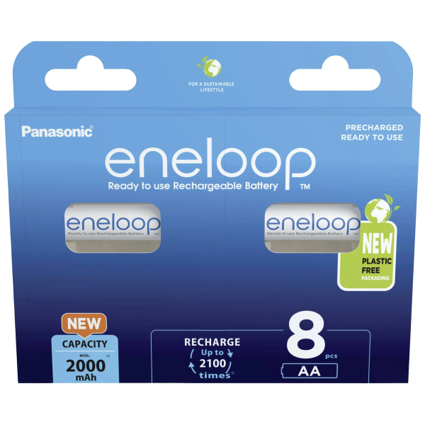 Panasonic | ENELOOP BK-3MCDE/8BE | AA ...