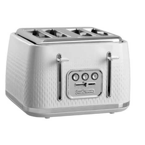 Morphy Richards Verve white 4 slice toaster