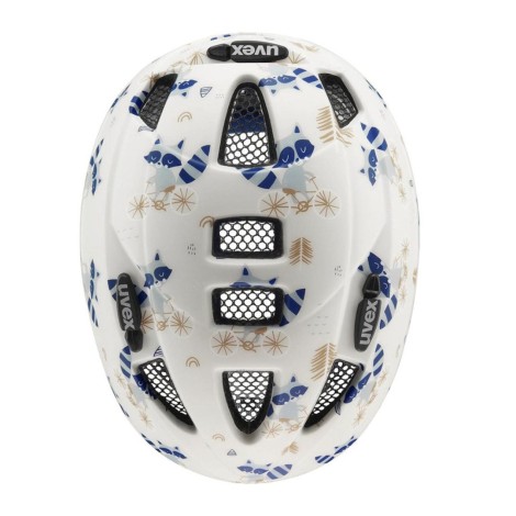 Kask rowerowy dziecięcy UVEX Kid 2 CC 46-52cm, raccoon matt