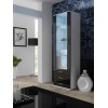 Cama display cabinet SOHO S1 white/black gloss