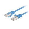 PATCHCORD KAT.6 FTP 0.25M NIEBIESKI FLUKE PASSED LANBERG 10-PACK
