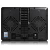 DeepCool U PAL laptop cooling pad 39.6 cm (15.6") 1000 RPM Black