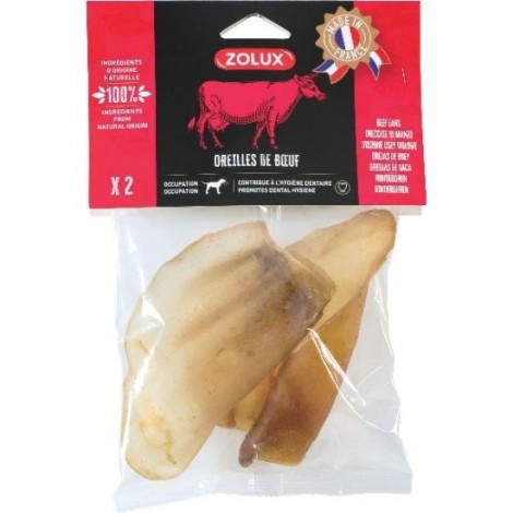 ZOLUX Beef ear - chew for dog - 40g