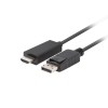 Lanberg CA-DPHD-11CC-0050-BK cable gender changer DisplayPort HDMI Black