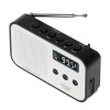 Adler | Digital radio PLL AM/FM | AD 1907 | Alarm function | White/Black