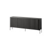 Cama VERA chest of drawers 190x40x80 black matt