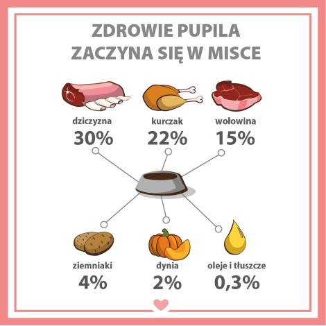 PUPIL PREMIUM Dziczyzna karma mokra dla psa 800g