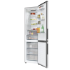 Candy Refrigerator | CNCQ2T620EX | Energy efficiency class E | Free standing | Combi | Height 205 cm | No Frost system | Fridge net capacity 289 L | Freezer net capacity 120 L | Display | 38 dB | Stainless Steel