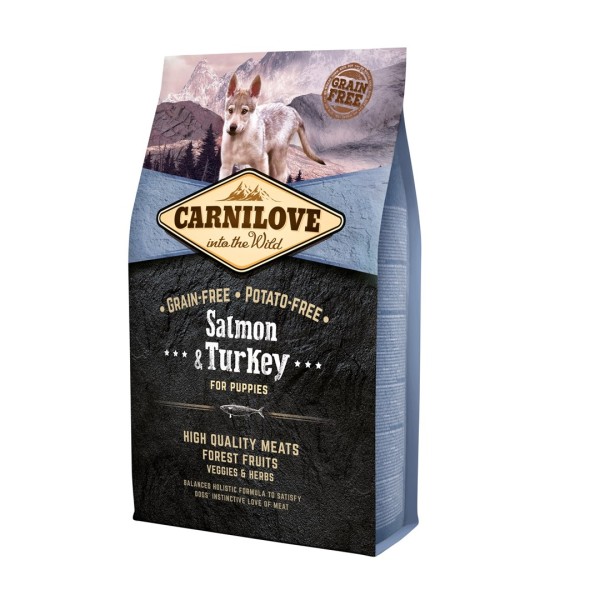 CARNILOVE Salmon&Turkey Puppies - dry puppy ...