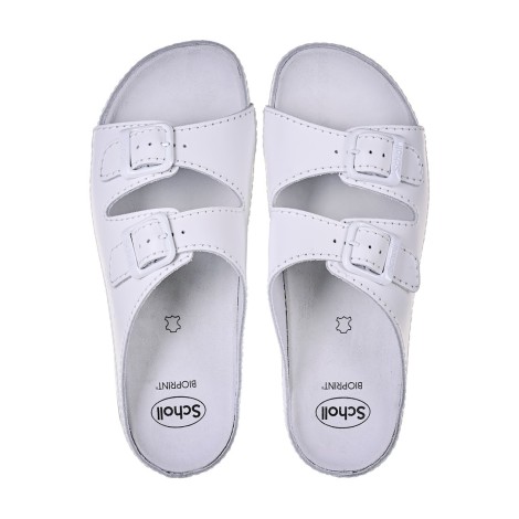 Scholl Air Bag - unisex sandals white, size 40