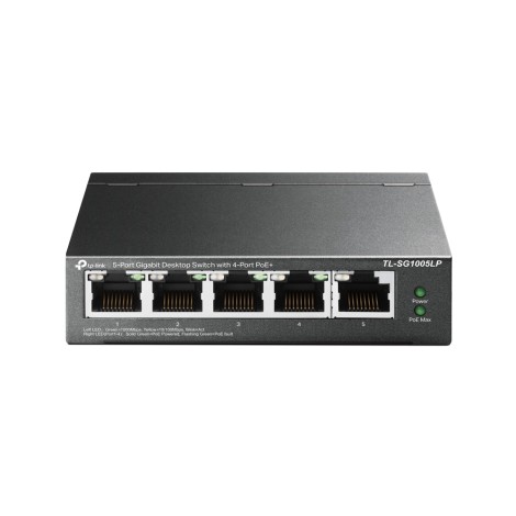 Switch|TP-LINK|TL-SG1005LP|Desktop/pedestal|5x10Base-T / 100Base-TX / 1000Base-T|PoE ports 1|TL-SG1005LP