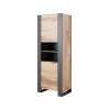 WOOD bookcase 65x40x170,5 oak wotan + anthracite