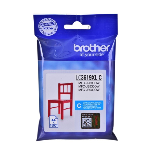 Brother LC-3619XLC ink cartridge Original Cyan ...