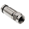Alantec Złącze F kompresyjne RG6, średnica tulei wewnętrznej 4.55 mm (0,1) (WTR455)