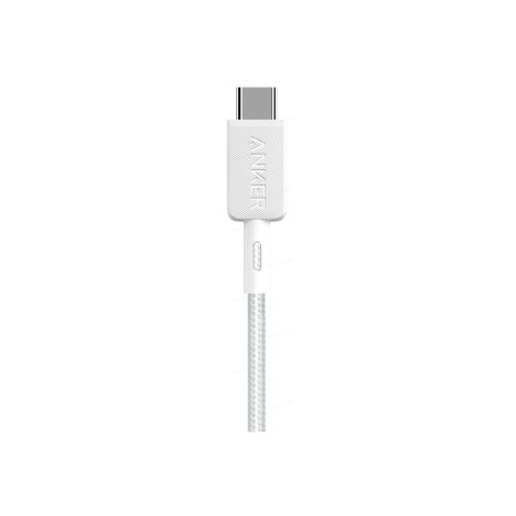 Anker 322 Nylon Cable, White | A81H6G21 | USB-A to USB-C