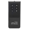 Mill FH1500BLACK | Ceramic fan heater | 1500 W | Suitable for rooms up to 22 m² | Black