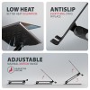 AXAGON STND-LQB stand for notebooks and tablets | Adjustable Height, Angle | 10-17.3 