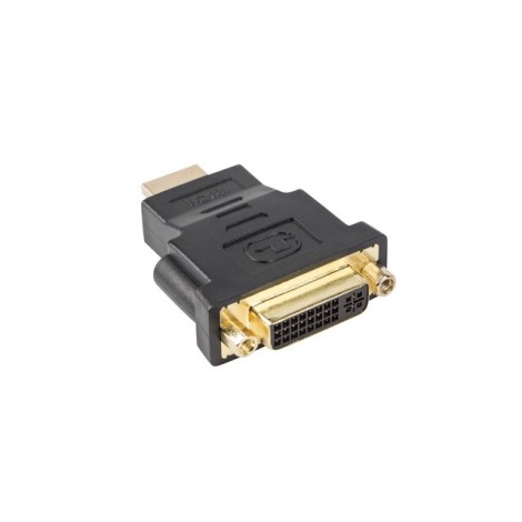 Lanberg AD-0014-BK cable gender changer HDMI DVI-D (F) (24 + 5) Black