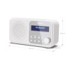 Sharp DR-P420(WH) Tokyo Portable Digital Radio, FM/DAB/DAB+, Bluetooth 5.0, USB or Battery Powered, Snowy White | Sharp | Tokyo Portable Digital Radio | DR-P420(WH) | White | USB port | Bluetooth | FM radio | Headphone out
