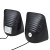 Audiocore AC835 2.0 Stereo Speakers With LED Backlighting For PC Laptop Smartphone