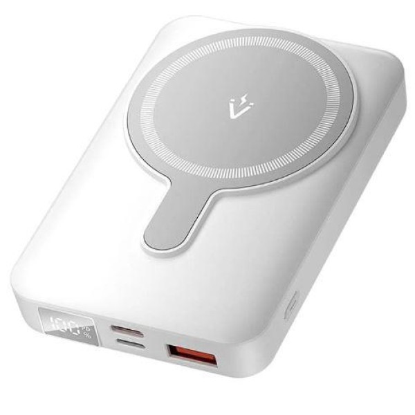 POWER BANK WRL 10000MAH 22.5W/MAGNETIC WHITE ...