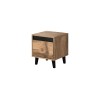 NORD bedside table 2 pcs. 40x38x45 cm oak wotan/anthracite