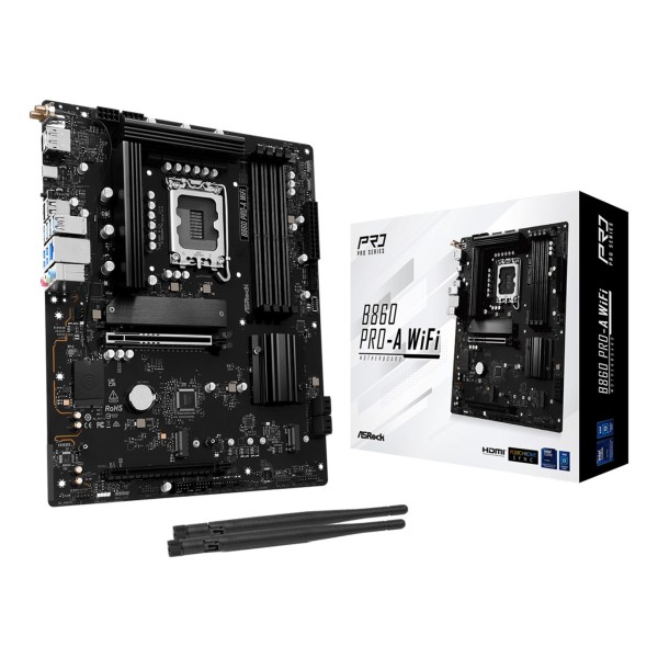 Mainboard|ASROCK|Intel B860 Express|LGA1851|ATX|Memory DDR5|Memory slots 4|1xPCI-Express ...
