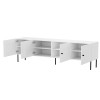 4D RTV cabinet PALAZZO BIS 201x40x60 white matt