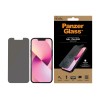 PanzerGlass | Apple | iPhone 13 Mini | Tempered glass | Black | Crystal clear; Resistant to scratches and bacteria; Shock absorbing; Easy to install | Privacy Screen Protector