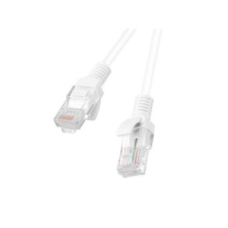 LPATCHCORD KAT.5E UTP 2M BIAŁY FLUKE PASSED LANBERG 10-PACK