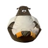 Sako sack pouffe Sowa brown-beige XL 130 x 90 cm