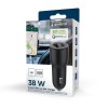 MOBILE CHARGER CAR USB 2PORT/TA-UC-AC2PDQC38-CAR-01 GEMBIRD