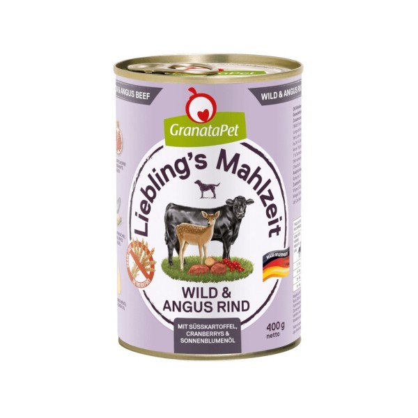 GRANATAPET Liebling's Mahlzeit Venison and angus ...