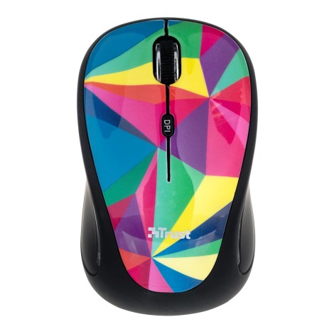 Trust Yvi FX mouse Ambidextrous RF Wireless Optical 1600 DPI