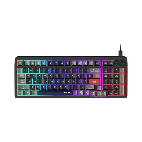 MSI FORGE GK110 US | Gaming keyboard | Wired | US | Black | USB 2.0 | Membrane