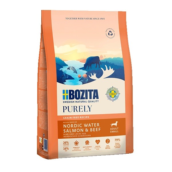 BOZITA Purely łosoś i wołowina dorosłe ...