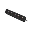 Lanberg Cable Power Strip, 5X French Outlets Quality-Grade Copper, 3 m | PS0-05E-0300-BK