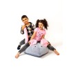 Sako bag pouffe Mouse grey-pink L 110 x 80 cm