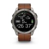 Garmin Fenix 8 3.56 cm (1.4") AMOLED 51 mm Digital 454 x 454 pixels Touchscreen Titanium Wi-Fi GPS (satellite)
