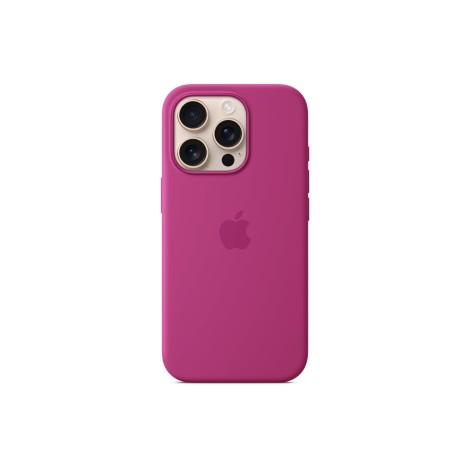 Apple iPhone 16 Pro Silicone Case with MagSafe - Fuchsia | Apple