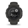Garmin Instinct 2 Solar 2.29 cm (0.9") MIP 45 mm Digital 176 x 176 pixels Graphite GPS (satellite)
