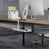 Maclean under-desk cable organizer, max. load 5kg, white, MC-105 W