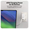 Hyper 1.5m Silicone USB-C to USB-C 60W Charging Cable - White | Hyper