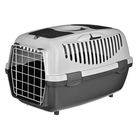 ZOLUX Gulliver 2 grey - carrier with metal door for small animals - 55x36x35 cm